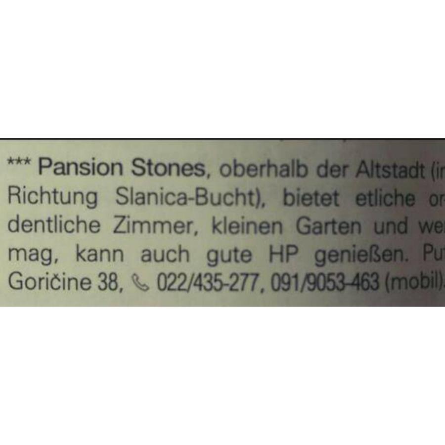 Pansion Stones Murter Zewnętrze zdjęcie